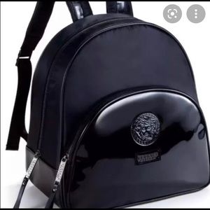 Versace black backpack NWOT